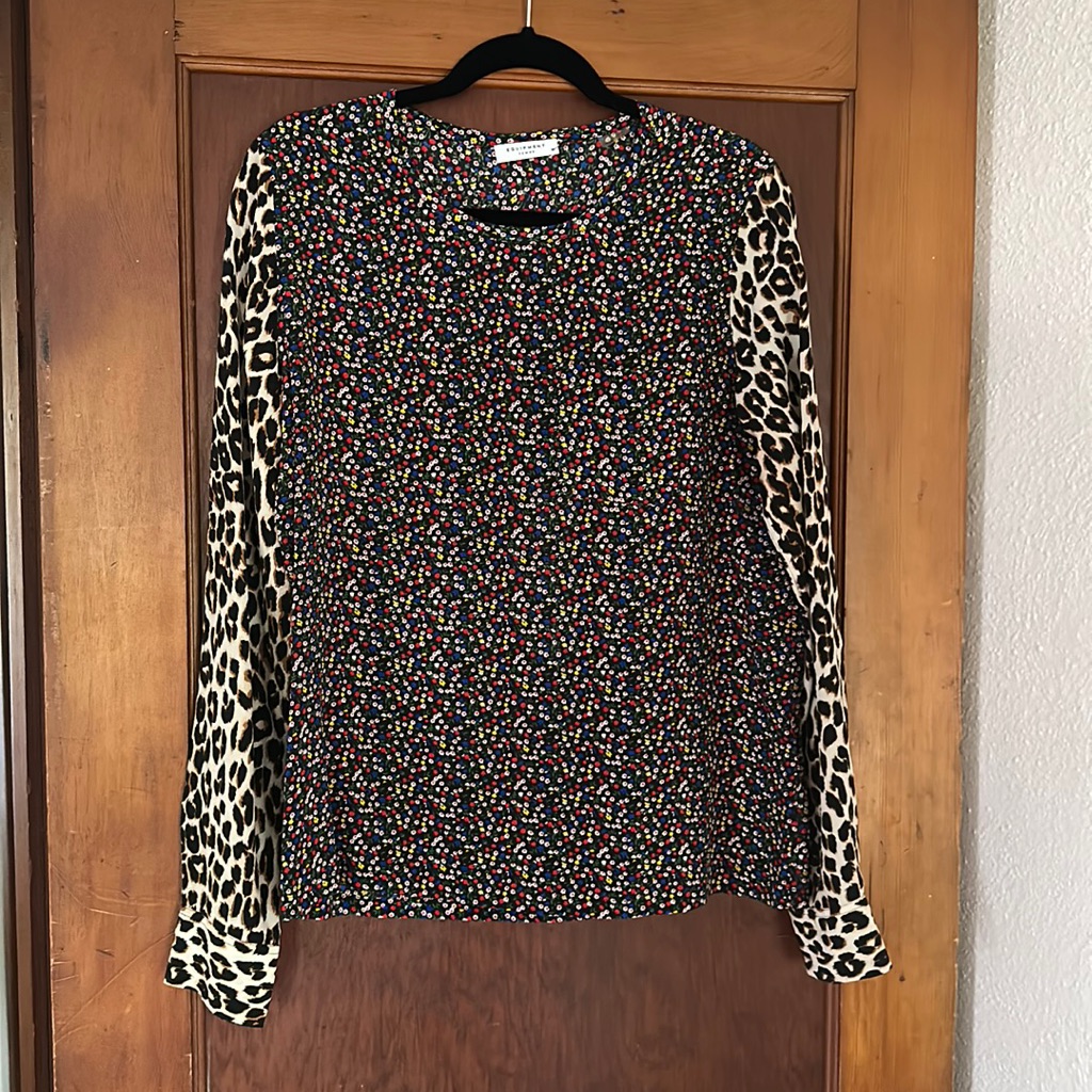 Equipment Silk Blouse Size Medium